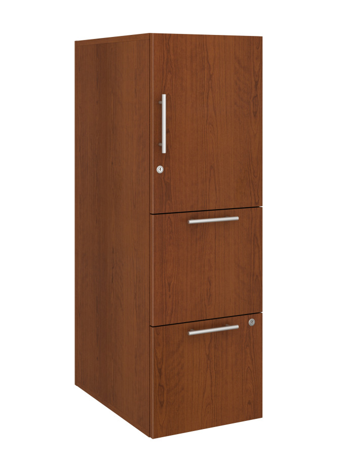 Preview of Calibrate Series Storage Tower in AIS Grand Cherry Laminate with Bar Pull