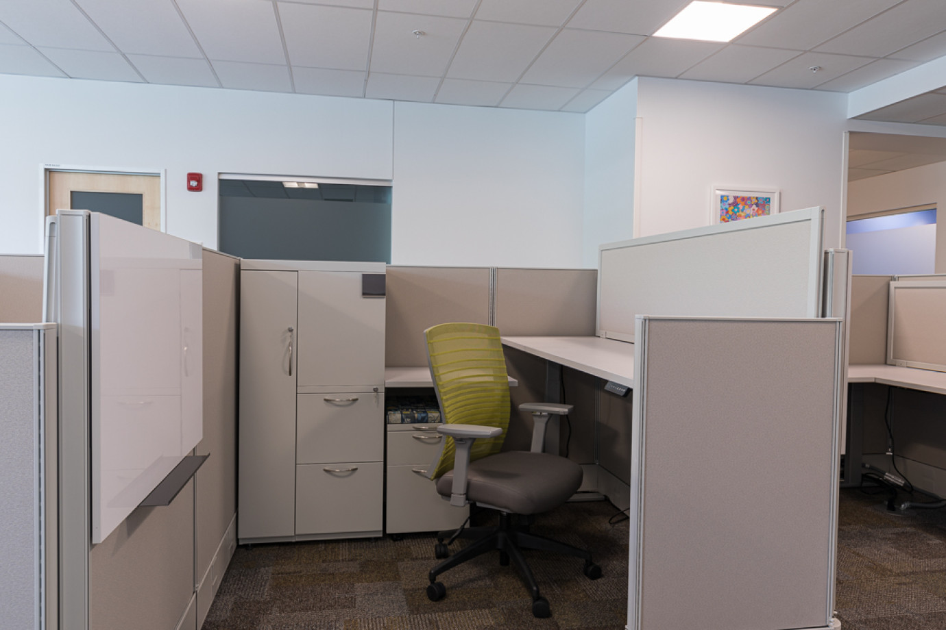Preview of Client Site, Divi with height adjustable tables with screens attached for privacy