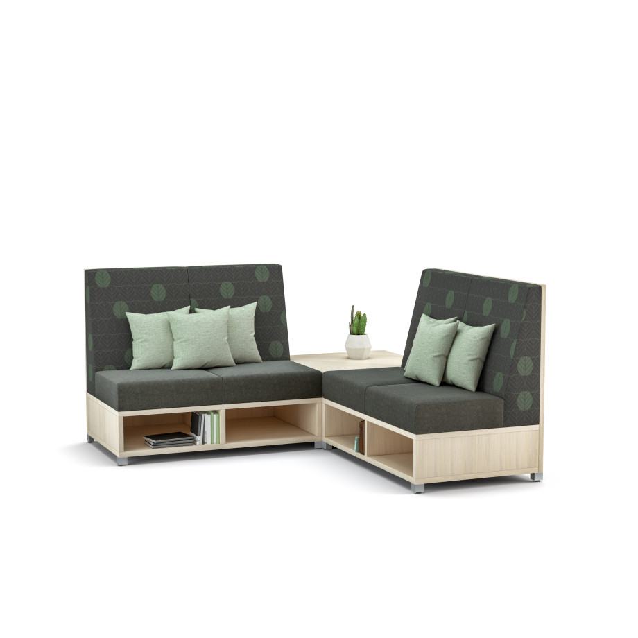 Preview of LB Lounge Medium Back Seating with back corner table