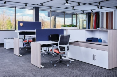 Calibrate Community with Day-to-Day Height Adjustable Tables and lower Calibrate Storage