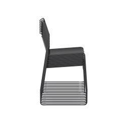 Mesa Stacking Chair, Side View
