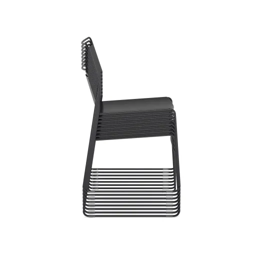 Mesa Stacking Chair, Side View