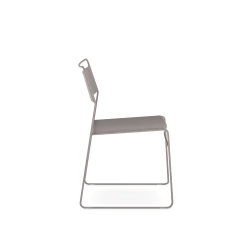 Mesa Stacking Chair, Side View