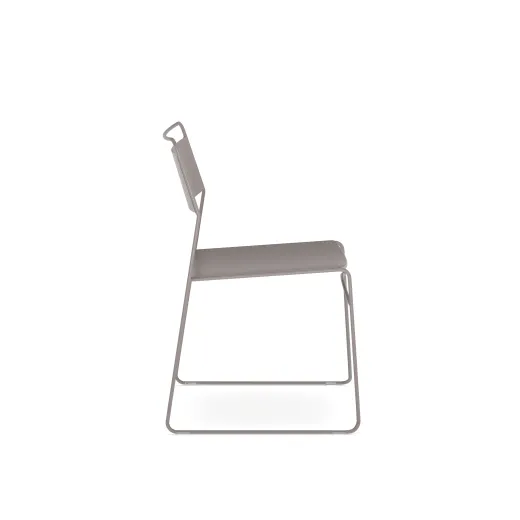 Mesa Stacking Chair, Side View