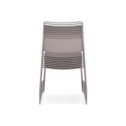 Mesa Stacking Chair, Back View