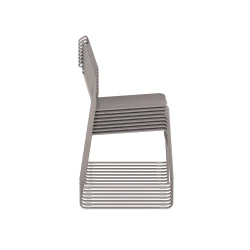 Mesa Stacking Chair, Side View