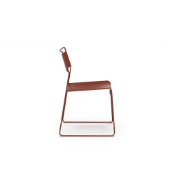 Mesa Stacking Chair, side view
