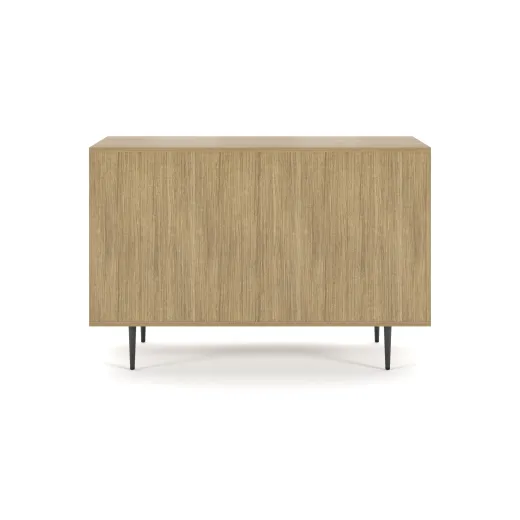 Rhett, Credenza with Drawers and Sliding Doors, Back View