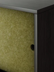 Rhett, Hutch paired with Credenza, PET