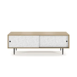 Rhett, Credenza with Sliding Doors, Front View