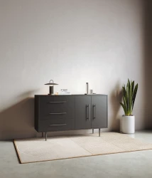 Rhett Credenza with Drawers & Doors