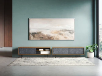 Rhett Credenza with Sliding Doors
