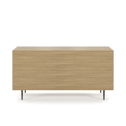 Rhett, Credenza with Drawers & Center Doors, 36 Inch, Back View