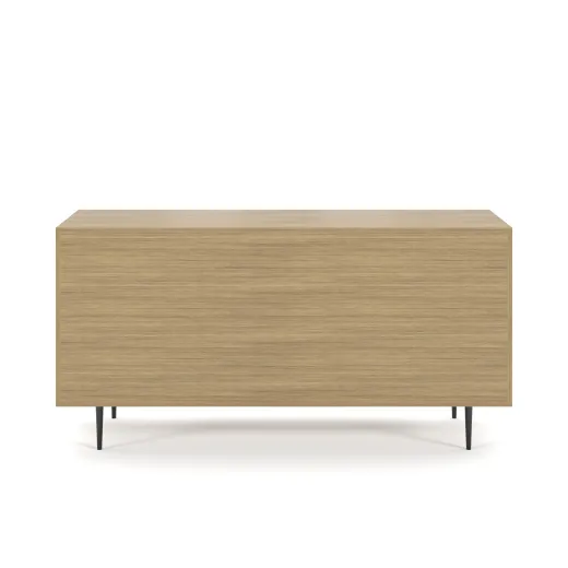 Rhett, Credenza with Drawers & Center Doors, 36 Inch, Back View