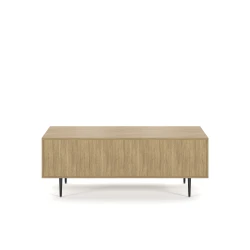 Rhett, Credenza with Doors & Center Drawers, 22 Inch, Back View