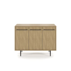 Rhett, Credenzas with Trash & Recycle, Front View