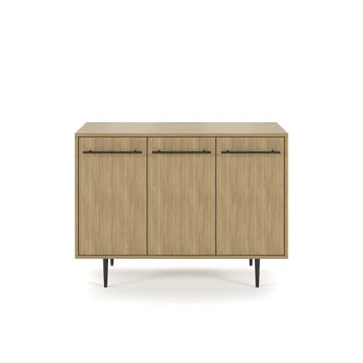 Rhett, Credenzas with Trash & Recycle, Front View