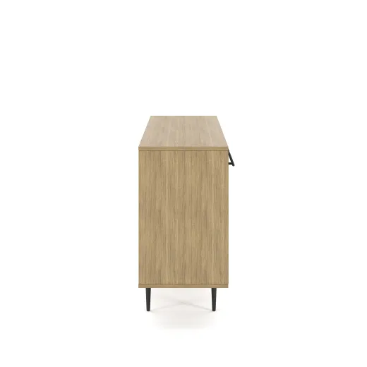 Rhett, Credenzas with Trash & Recycle, Side View