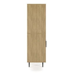 Rhett, Hutch with Bookcase paired with Credenza with Doors, 36 Inch, Side View