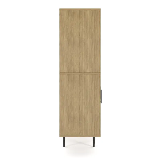 Rhett, Hutch with Bookcase paired with Credenza with Doors, 36 Inch, Side View