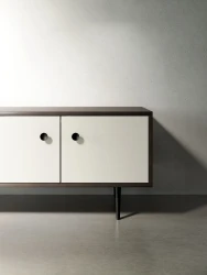 Rhett, Credenza with Doors & Bookcase