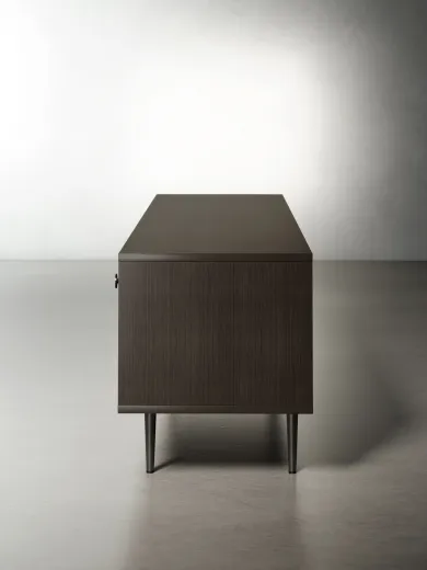 Rhett, Credenza with Doors & Bookcase