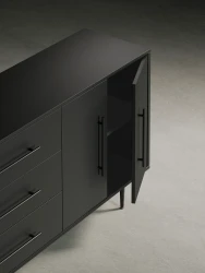 Rhett Credenza with Drawers & Doors