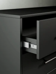 Rhett Credenza with Drawers & Doors