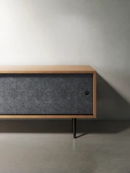 Rhett, Credenza with Doors & Bookcase Shell & Shelf