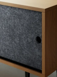 Rhett, Credenza with Doors & Bookcase Shell & Shelf