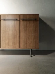 Rhett, Credenza with Trash & Recycle