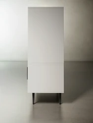 Rhett, Hutch with Bookcase paired with Credenza with Doors