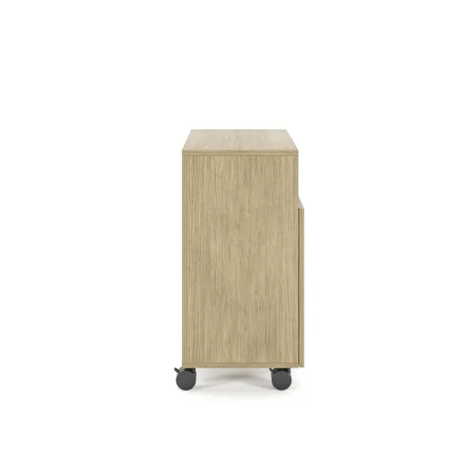 Calibrate Mobile Trash Recycling Centers, 2-bay, Side View