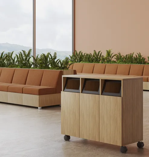 Calibrate Mobile Trash Recycling Centers, 3-bay