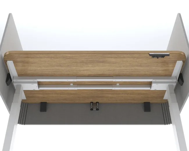Molded Bracket, Underneath View, Black Cover