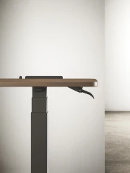 Height-Adjustable Laptop Table, Front View, Detail​