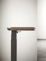 Height-Adjustable Laptop Table, Side View, Detail​