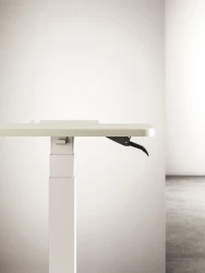 Height-Adjustable Laptop Table, Front View, Detail​