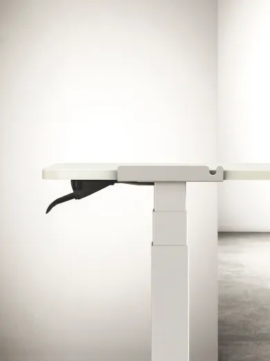 Height-Adjustable Laptop Table, Back View, Detail​