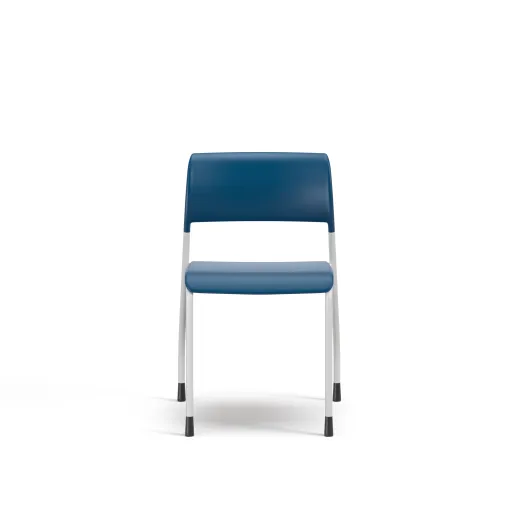 Pierce Side Chair, Stack Chair, Front View