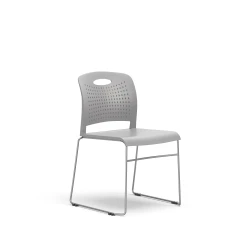 Triad, Side Chair, Stack Seating, 3/4 View