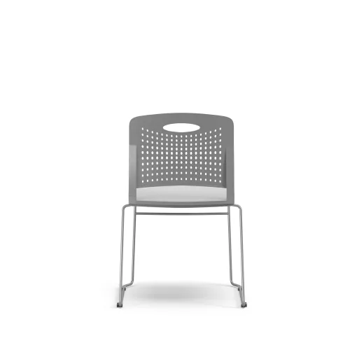 Triad, Side Chair, Stack Seating, Back View