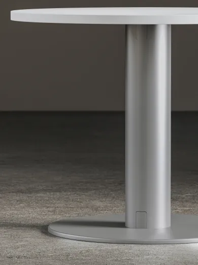 Day-to-Day Tables, Disc Base, Round Table, Detail ​