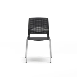 Quarry 4-Leg with Glides, Side Chair, Guest Chair, Front View