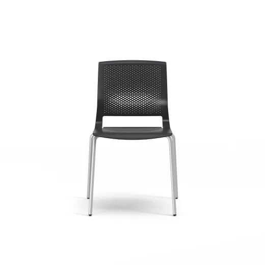 Quarry 4-Leg with Glides, Side Chair, Guest Chair, Front View