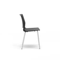 Quarry 4-Leg with Glides, Side Chair, Guest Chair, Side View