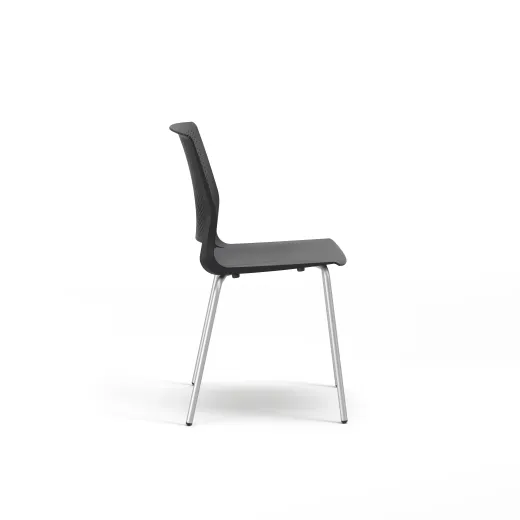 Quarry 4-Leg with Glides, Side Chair, Guest Chair, Side View