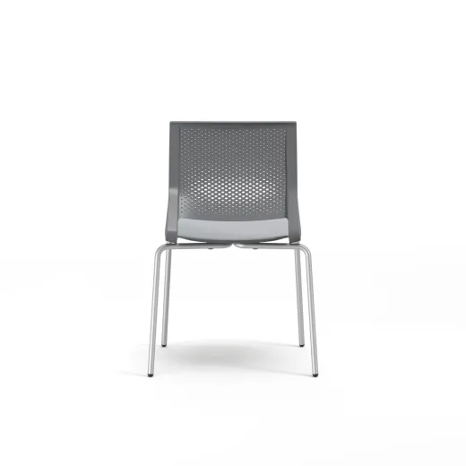Quarry 4-Leg with Glides, Side Chair, Guest Chair, Back View