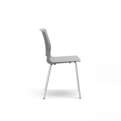 Quarry 4-Leg with Glides, Side Chair, Guest Chair, Side View