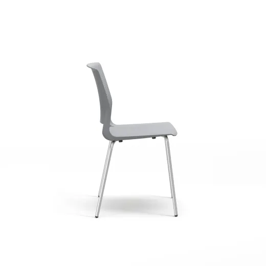 Quarry 4-Leg with Glides, Side Chair, Guest Chair, Side View